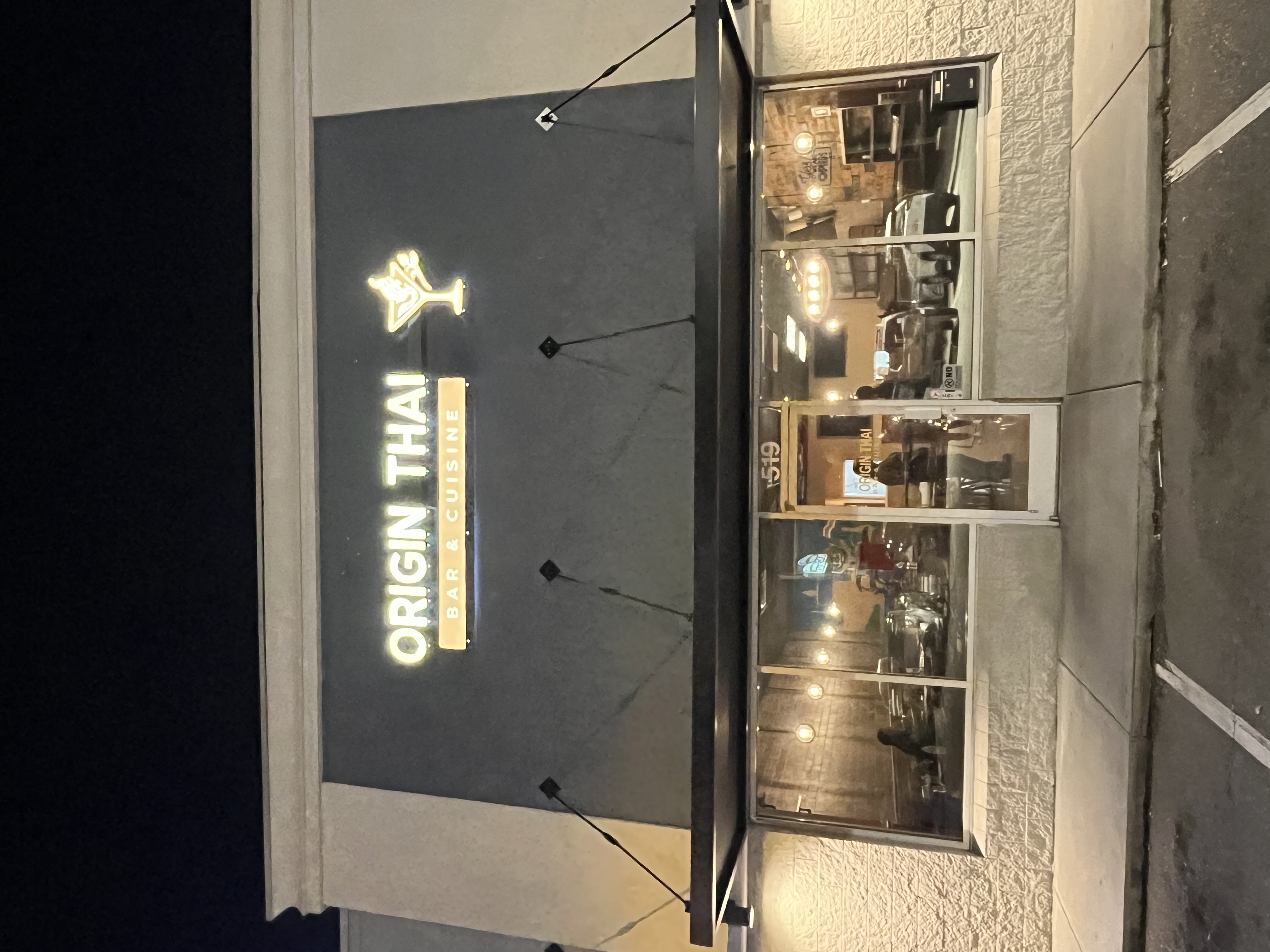 Thai food and cocktails at The Origin Thai Bar & Cuisine in Smithfield NC