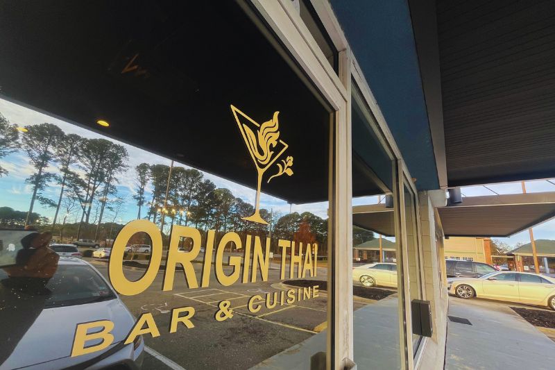 Thai food and cocktails at The Origin Thai Bar & Cuisine in Smithfield NC